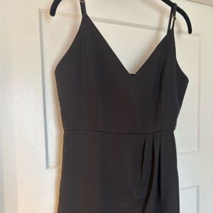 Elegant Black Sleeveless Dress